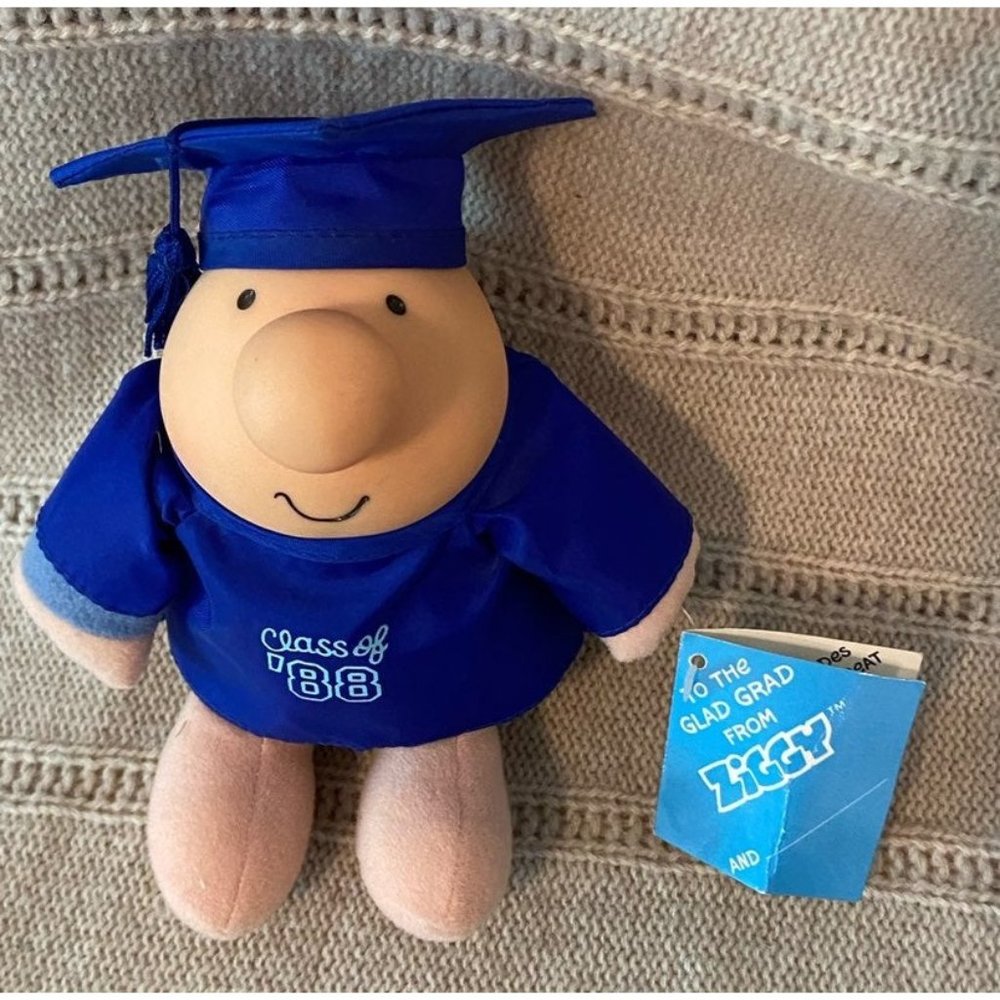 Vintage Class of 1988 Ziggy Graduation plush